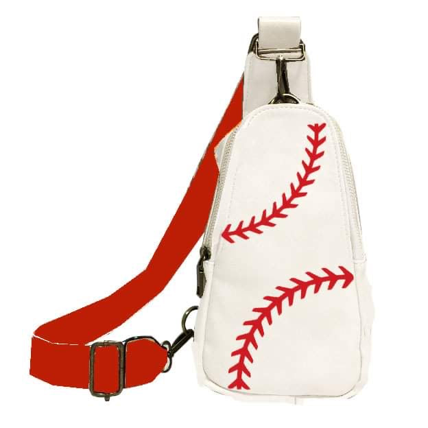 Baseball Stainless Steel Cup/ Sling Bag
