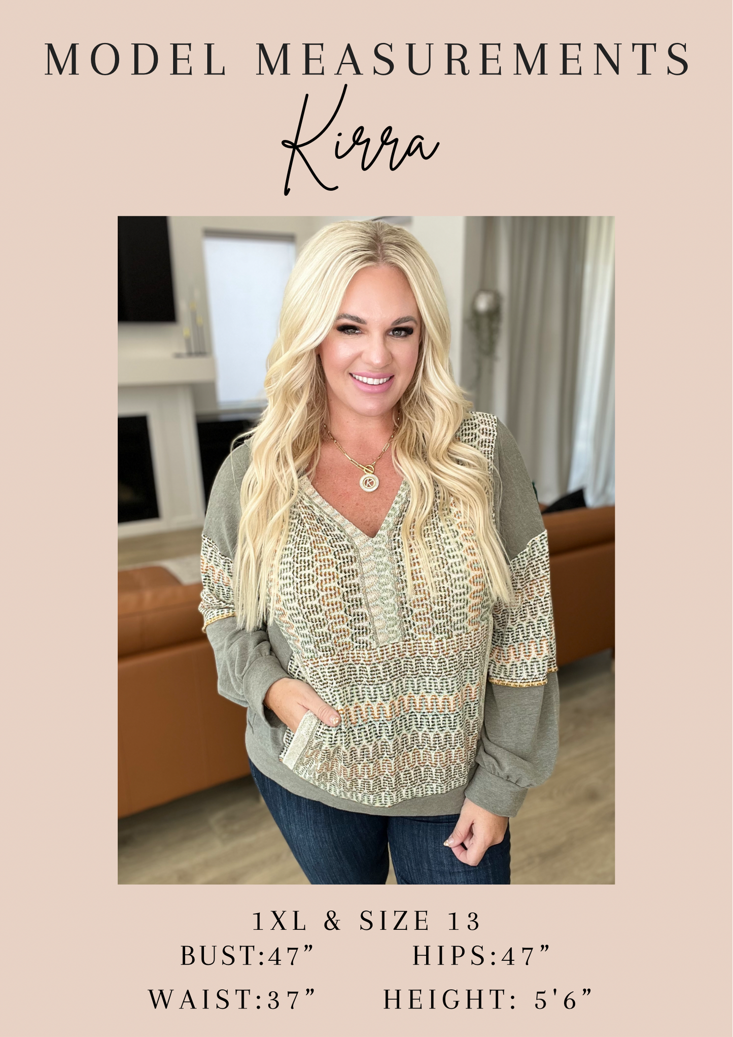 Soft And Sweet Waffle Knit Pullover