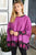 Hot Pink and BlackDolman Sleeve Tunic